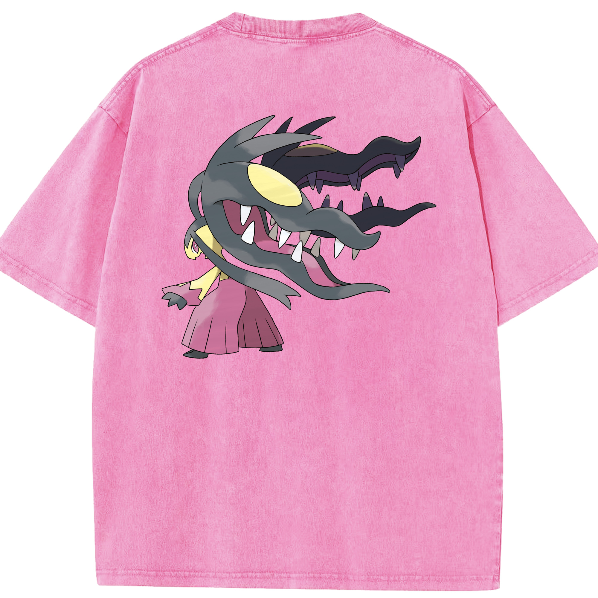 （画像用） ポケットモンスター Pokémon 綿100% ヴィンテージ風 半袖Tシャツ（背面プリント）